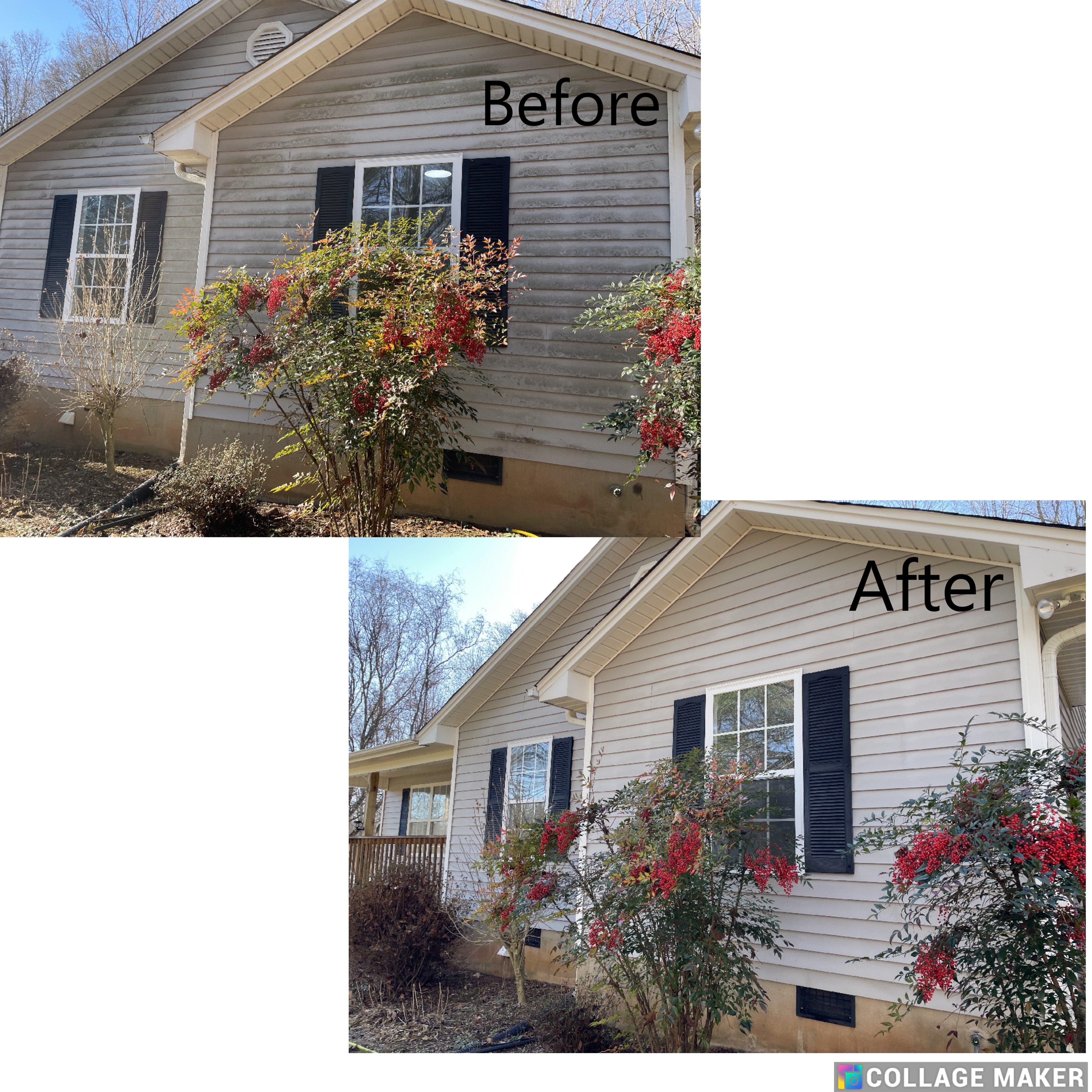 High quality housewashing done in Mount Airy, NC